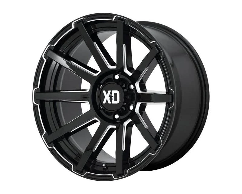 XD Series XD84722068312 Outbreak Wheel 22x10 6x5.5 12mm Gloss Black Milled
