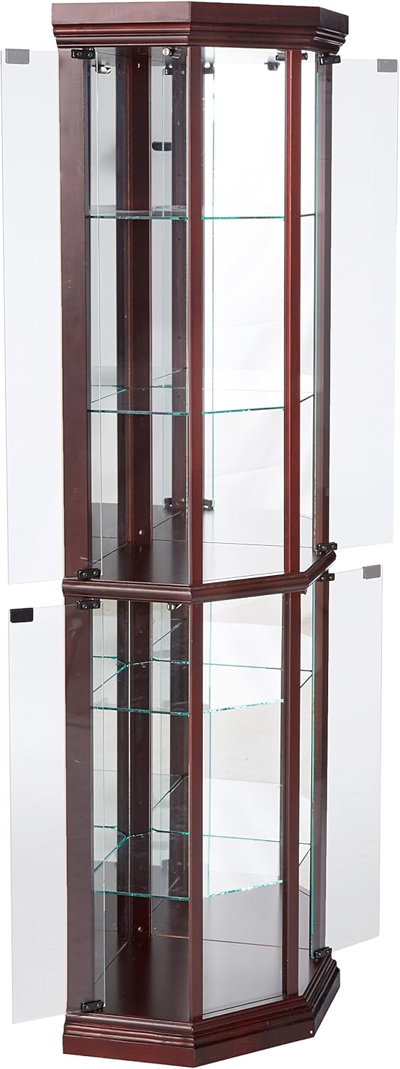 ACME 02347 Martha Corner Cabinet, Cherry Finish