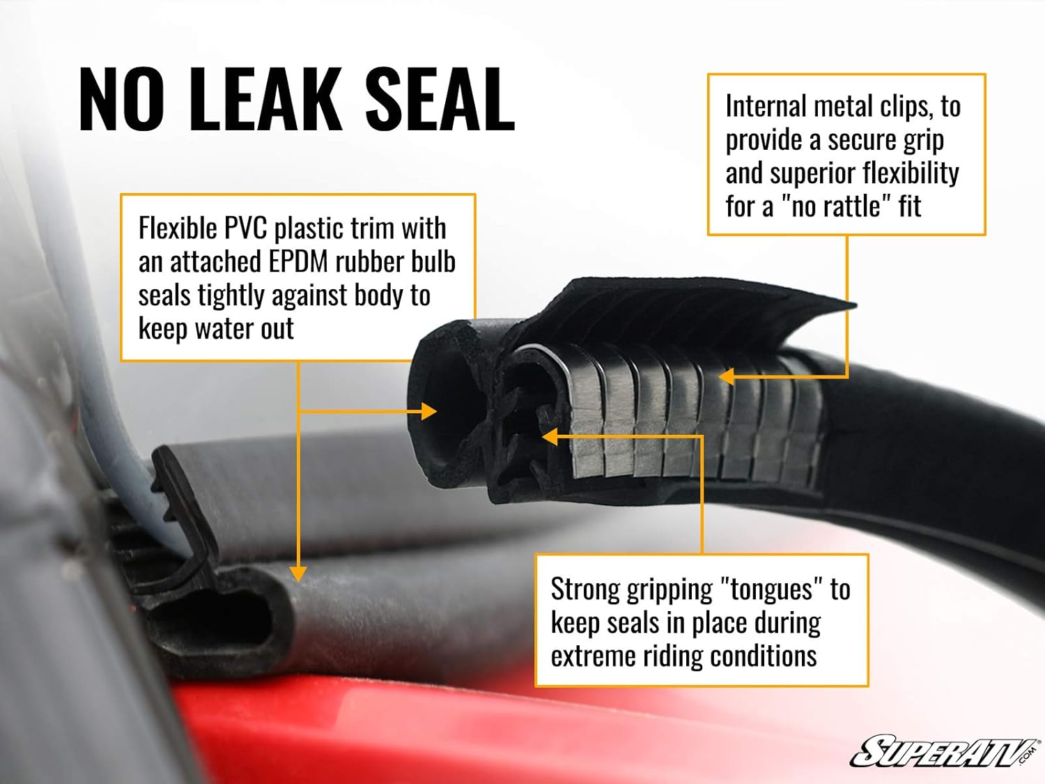 SuperATV Heavy-Duty Scratch Resistant Flip Windshield for 2014+ Arctic Cat Wildcat Trail | 1/4