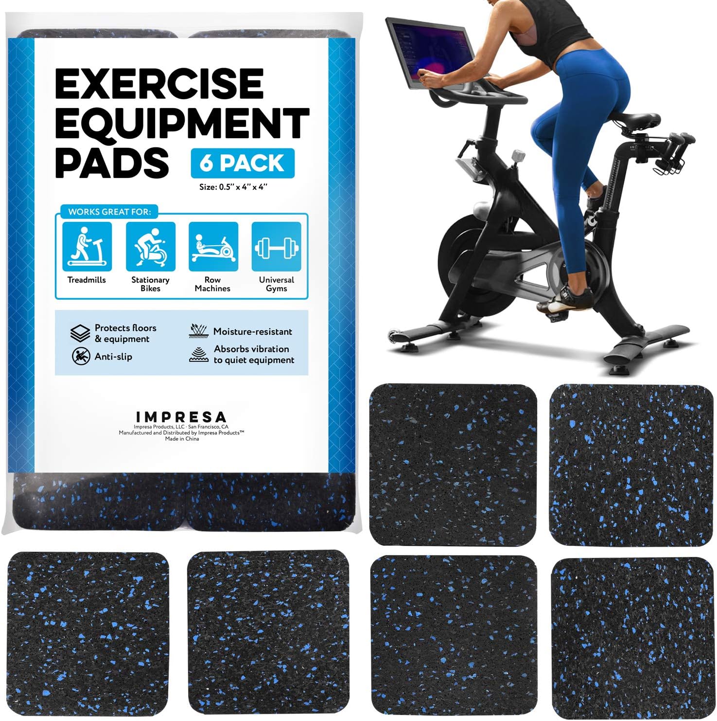 [6 Pack] Exercise Equipment Mat 4