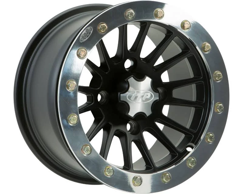 Itp 1528652536B SD Single Beadlock Wheel 15x7 4/110 5+2 Matte Black