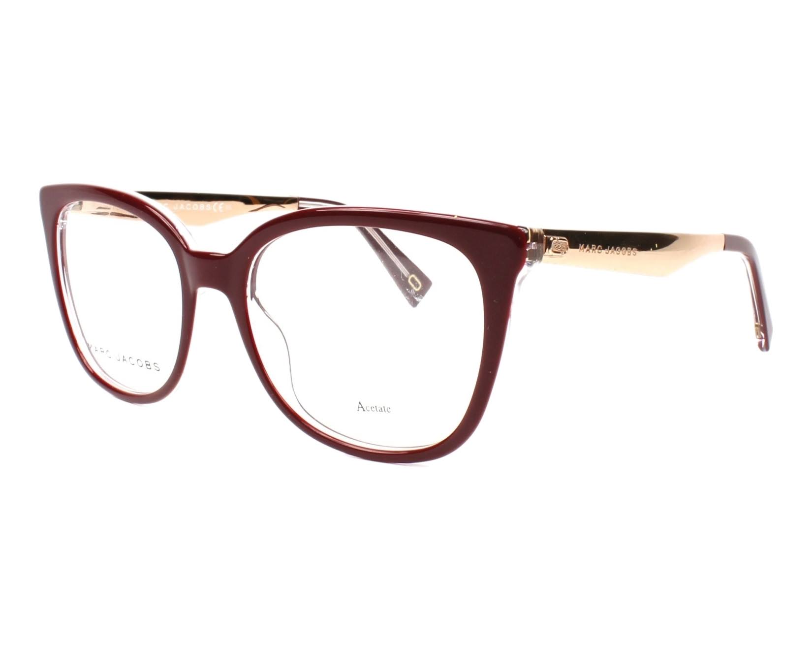 Marc Jacobs Marc 207 Eyeglasses - 0LHF Opal Burgundy