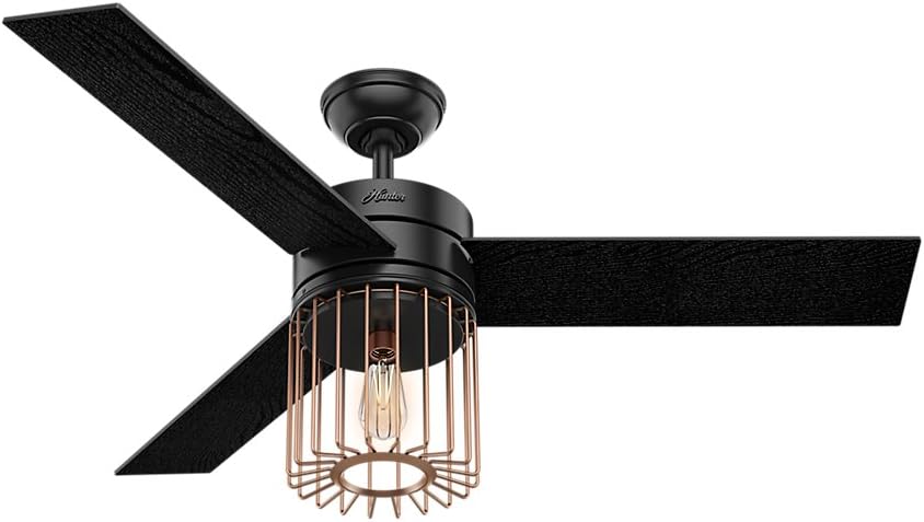 Hunter Ronan Indoor Ceiling Fan with LED Light and Remote Control, 52