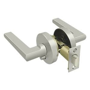 Deltana Portmore Right Hand Privacy Lever Brushed Nickel ZPLR2U15-RH