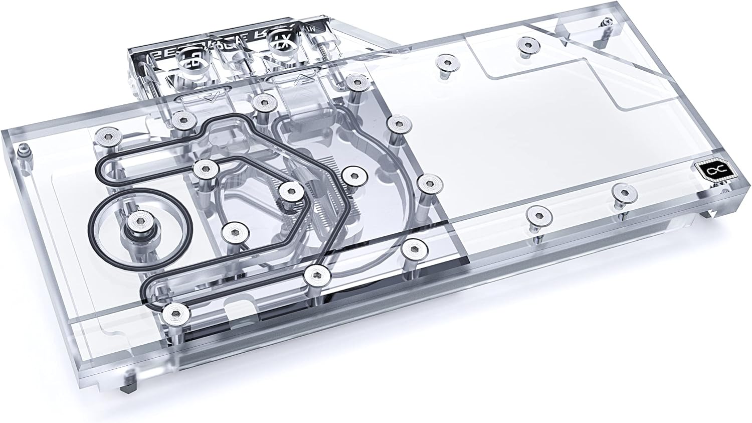 Alphacool Eisblock Aurora GPX-N GPU Water Block with Backplate, Reference RTX 3070, Plexi