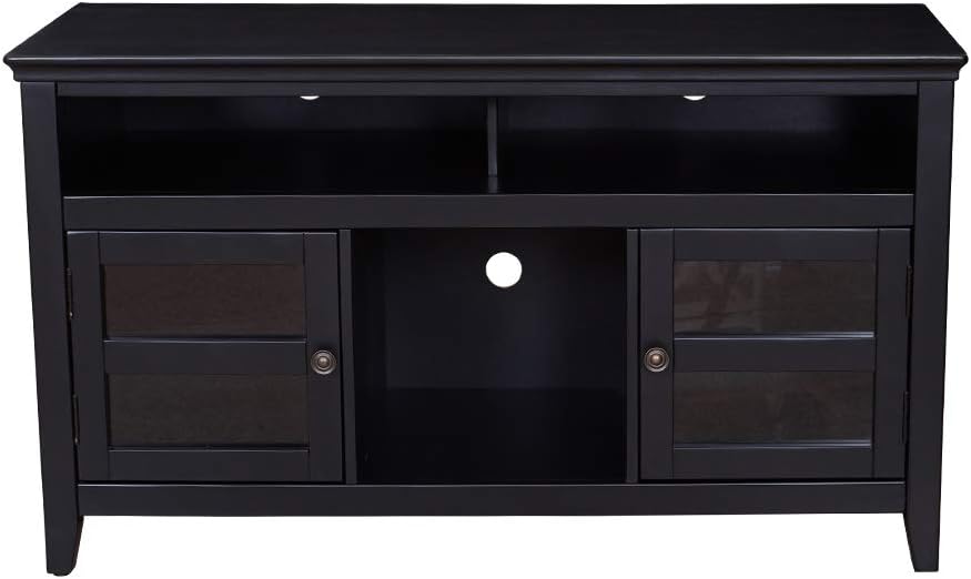 Amazon Brand – Ravenna Home Classic Solid Wood Media Center, 47.87