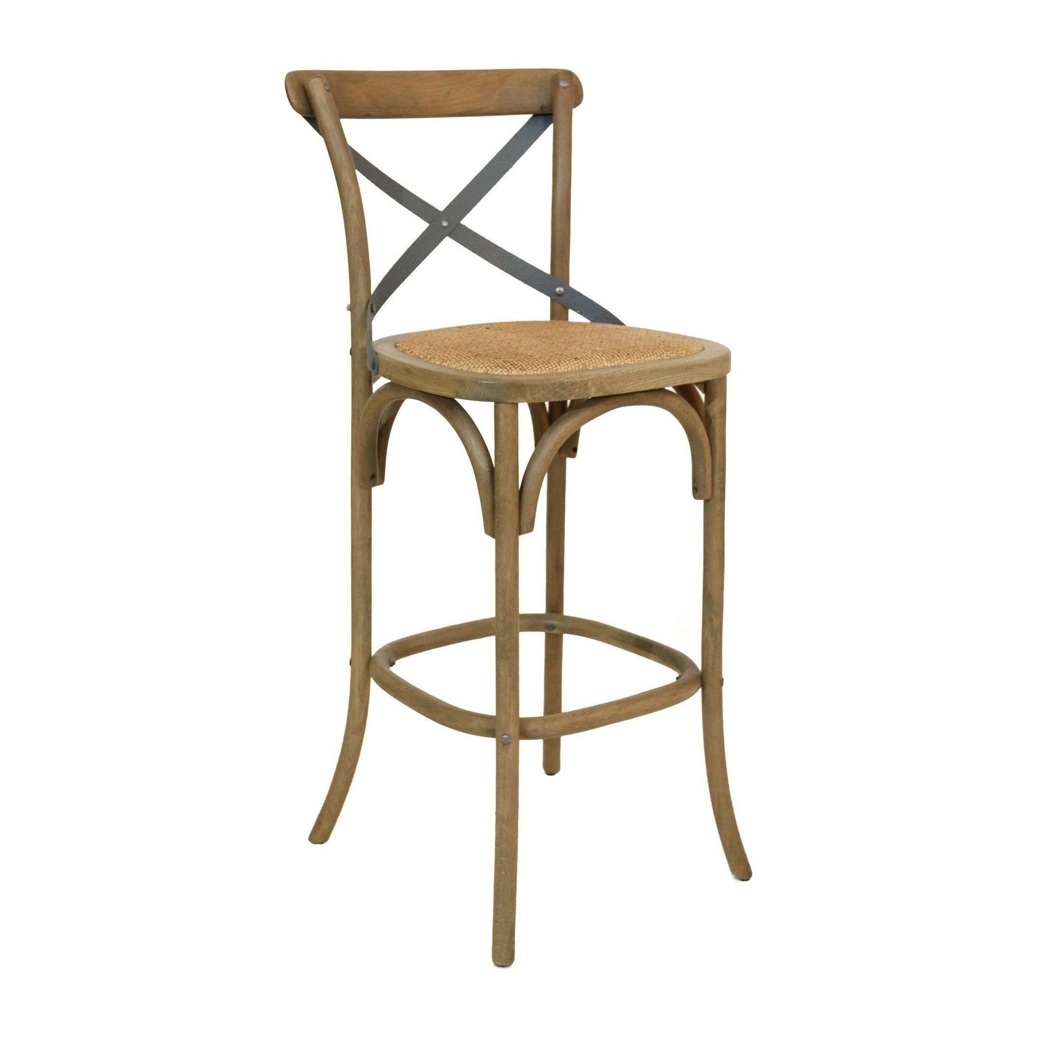 Furniture Classics Bentwood Bar Stool w/ Metal Back