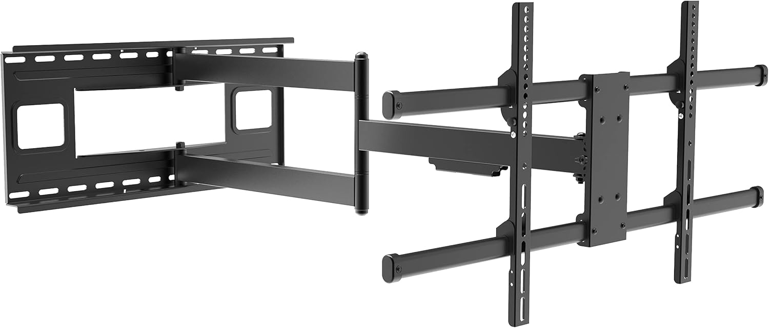 Long Arm TV Wall Mount, TV Mount Extension Full Motion Wall Bracket with 40 inch for Most 43-80 inch Flat & Curved LED Screens, MAX VESA 800x400mm, Holds up to 110lbs Pack of 2