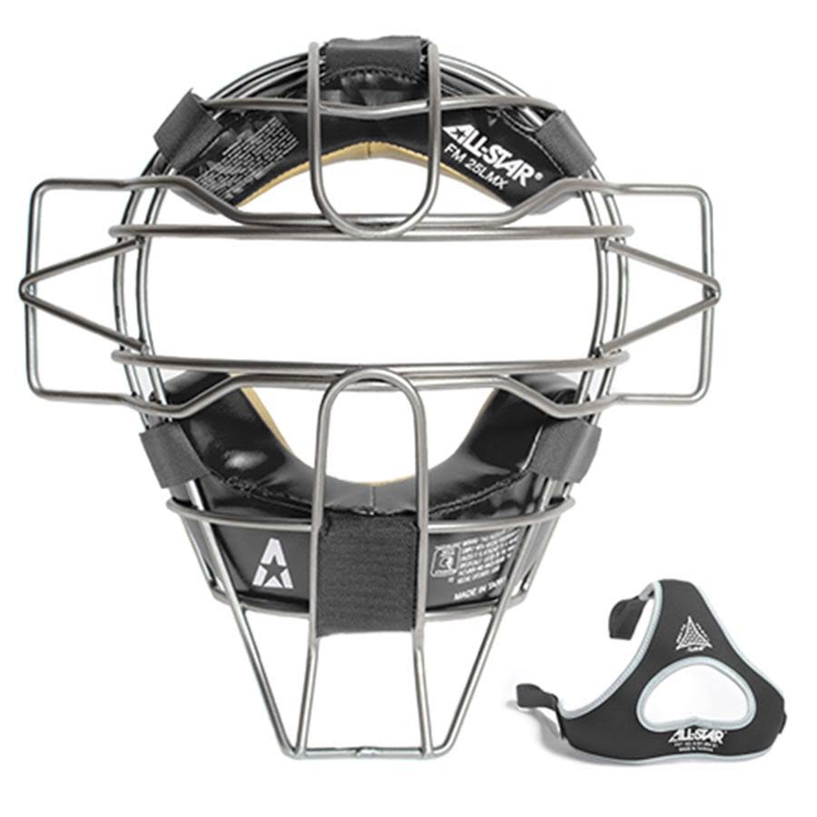 All-Star FM25TILMX Traditional Titanium Catcher&s Face Mask - Black