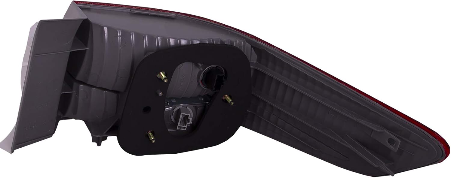 HEADLIGHTSDEPOT Body Mounted Tail Light Compatible with Honda Accord 2003-2004 Includes Left Driver and Right Passenger Side Tail Lights without Bulbs or Sockets 4Dr Sedan