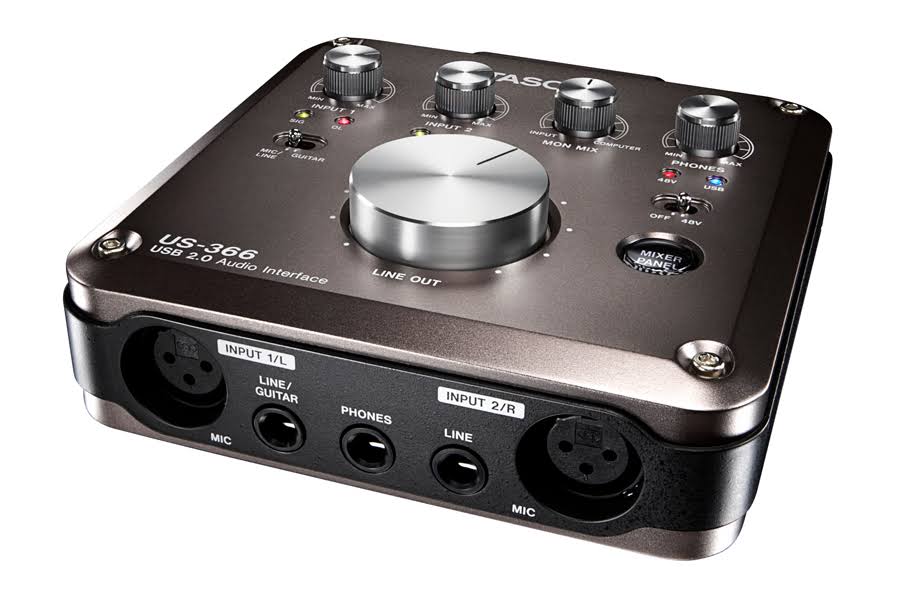 Tascam US-366 USB Audio Interface, White