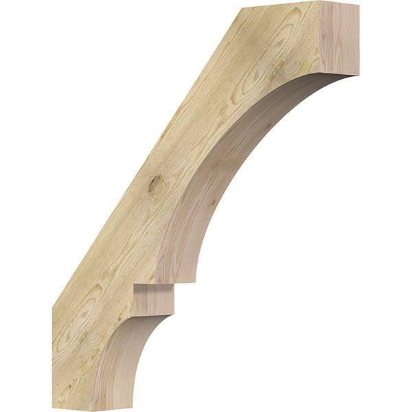 Ekena Millwork 6x22W x 36x22D x 40x22H Balboa Rough Sawn Brace, Douglas Fir