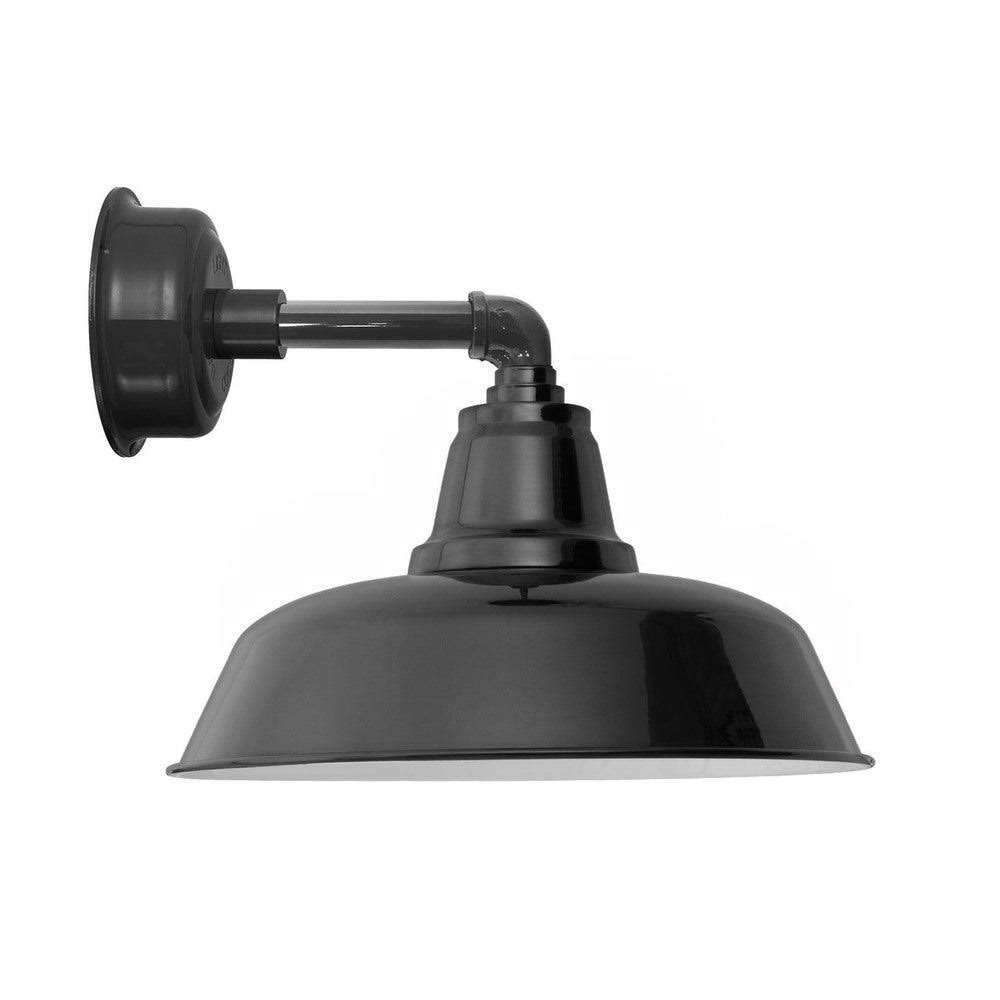 Cocoweb 10x22 Goodyear LED Sconce Light with Cosmopolitan Arm in Black