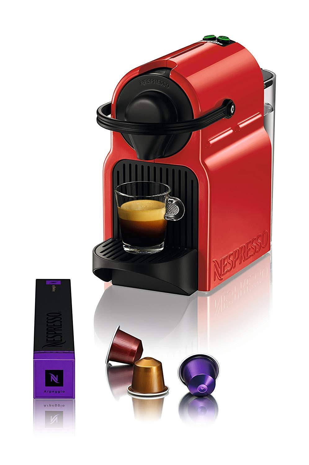 Breville BEC120RED1AUC1 Nespresso Inissia Espresso Machine, Red