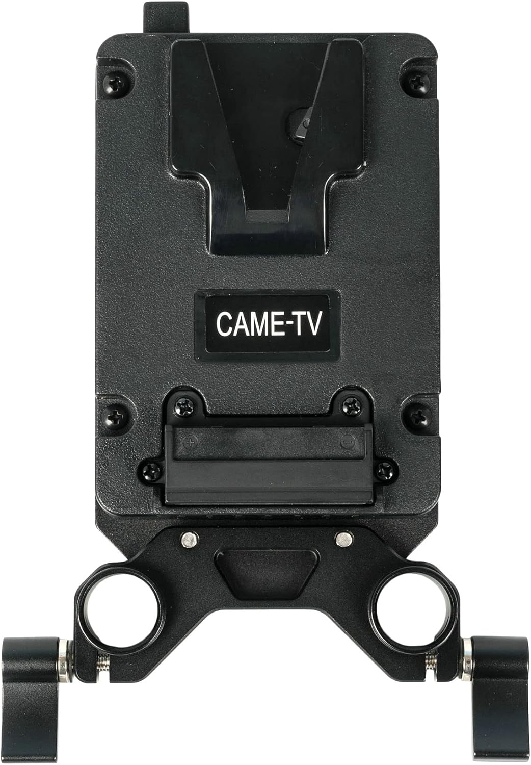 CAME-TV Mini V-Mount Battery Plate with 2 D-tap Outputs 15mm Rod System Pack of 2
