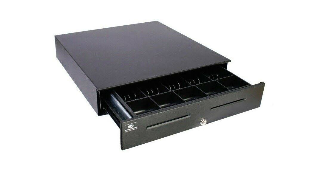 APG Series 4000 1816 Heavy Duty Cash Drawer JD420-BL1816-C Black 18x16