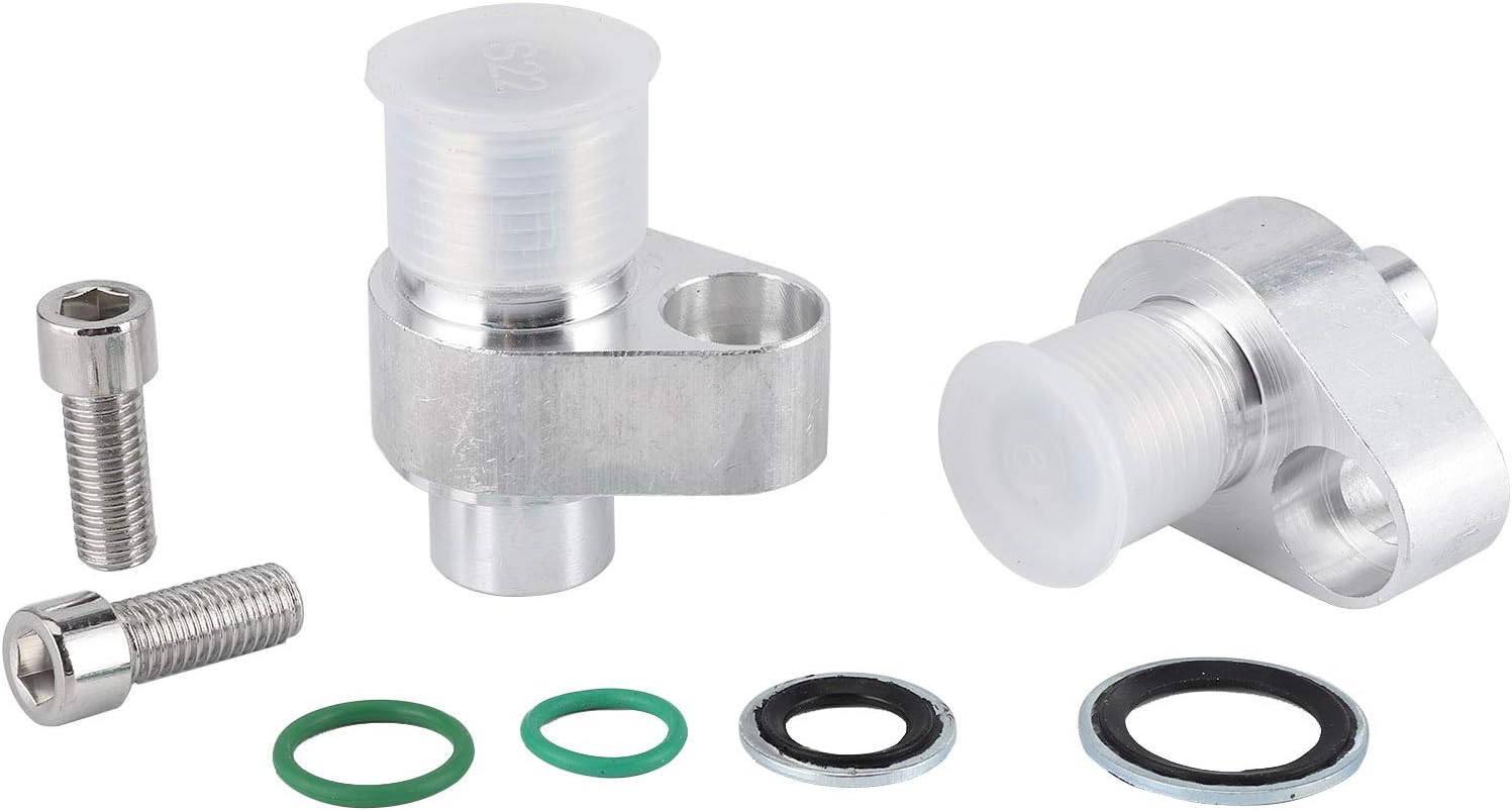 LS AC Compressor Adapter Fittings w/Gasket Sealing Rings Screw Kit 451?1105 Fit for it for 10S17F 10S20F
