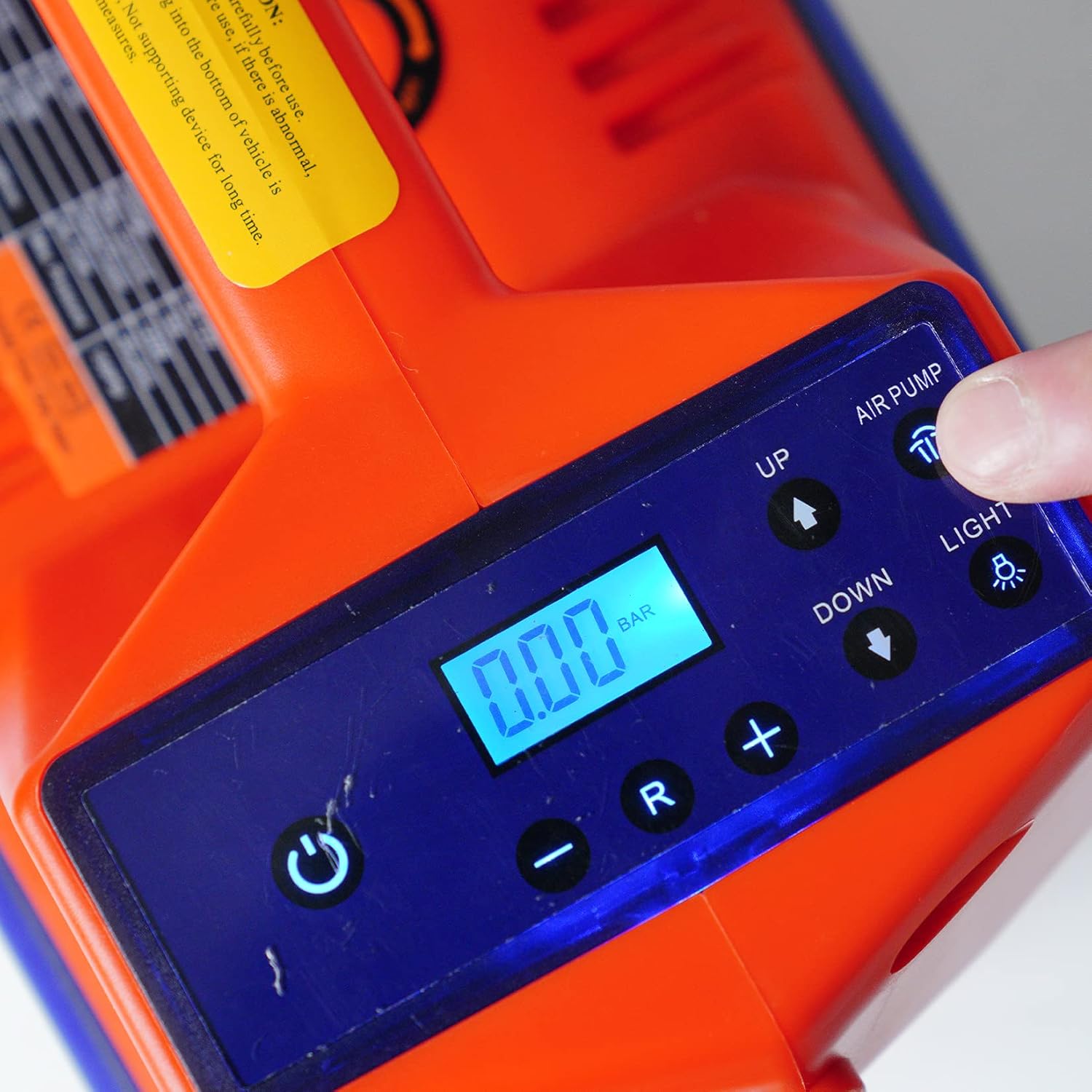 ROGTZ Electric Car Jack Hydraulic with Touch Screen, 2.0 Upgraded Portable 5 Ton Electric Car Jack Kit with Impact Wrench, 12V Electric Car Floor Jack with Built-in Inflator Pump for Road Emergencies