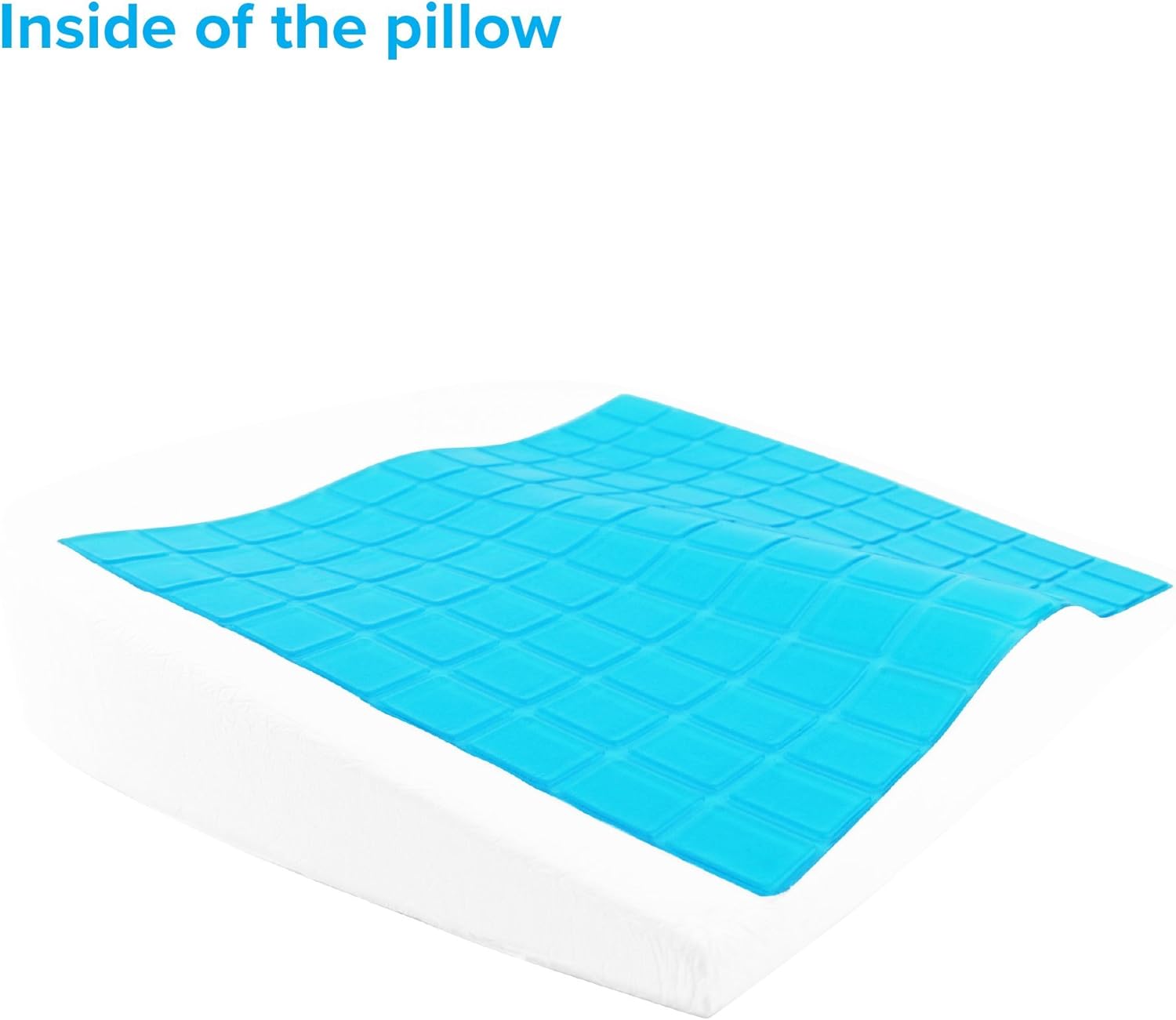 EZE Back Seat Cushion Cool Posture Improving Contoured Comfort Cushion