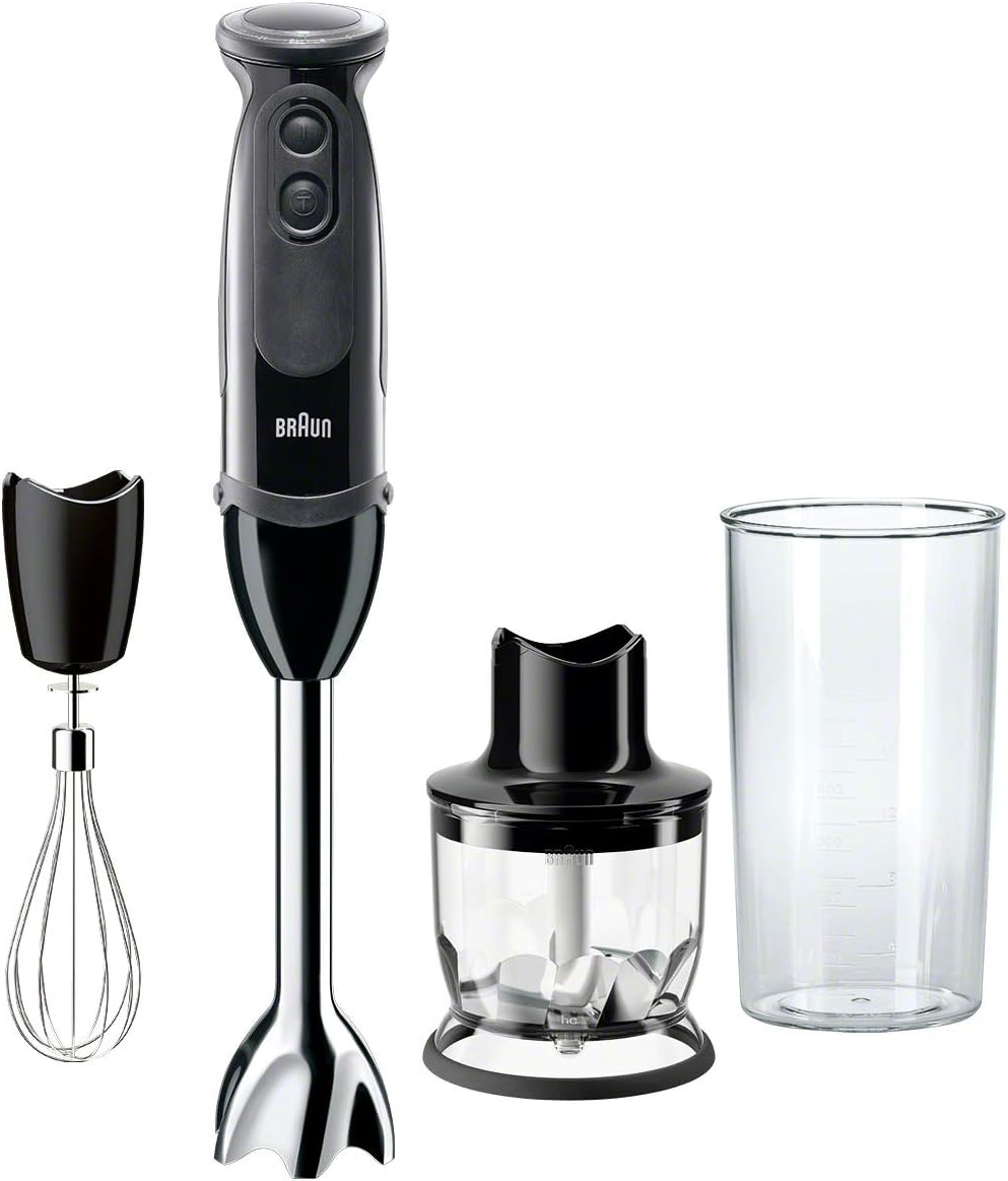 Braun MQ5025 Hand Blender Multiquick Vario, MQ5025, Black Pack of 2