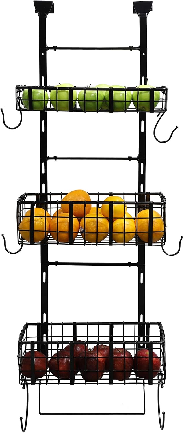 Puleo International Door Wall Mount, Antique Black