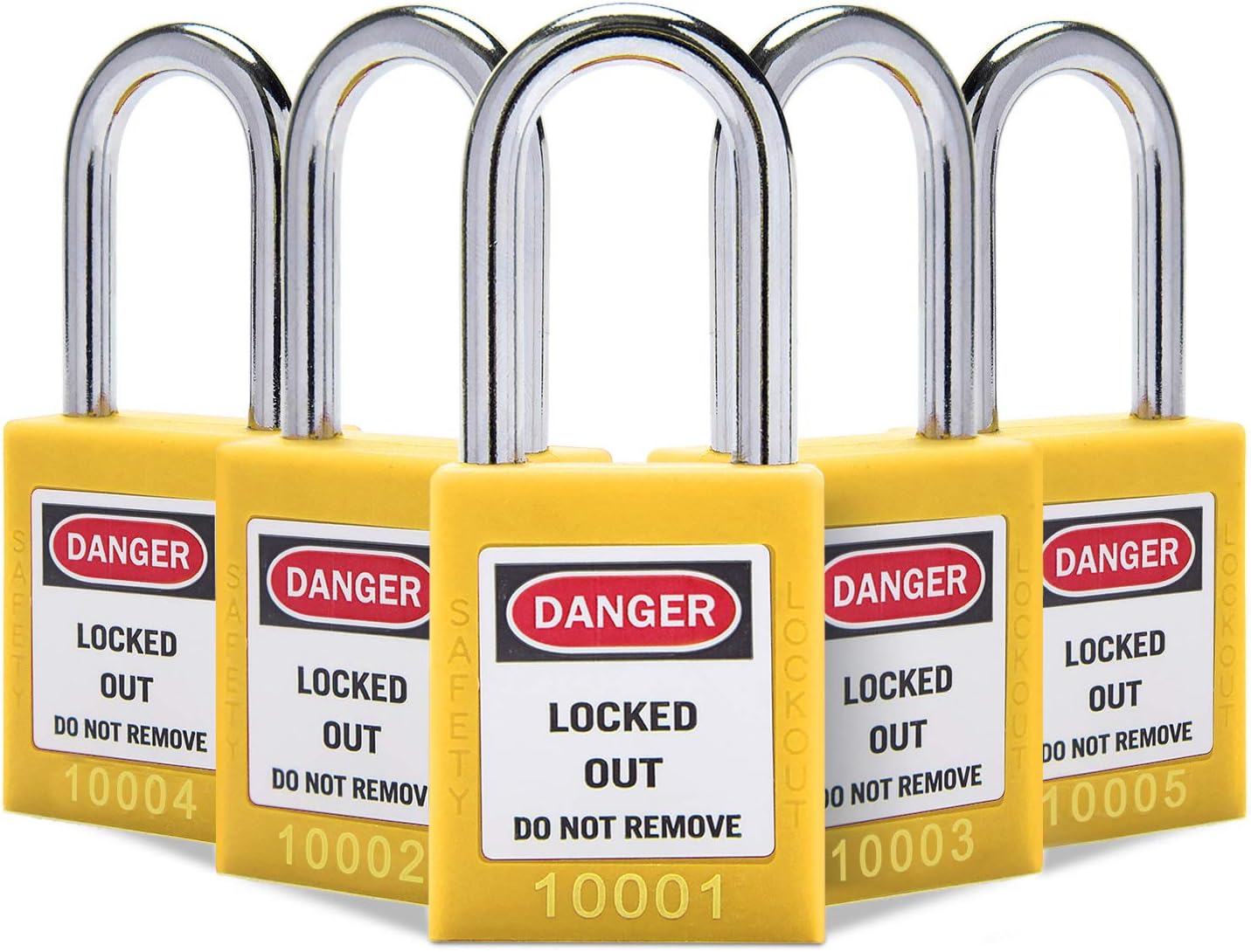 Lockout Tagout Locks Lockout Locks Keyed Different Safety Padlocks Loto Locks for Lock Out Tag Out (5,red) Pack of 2
