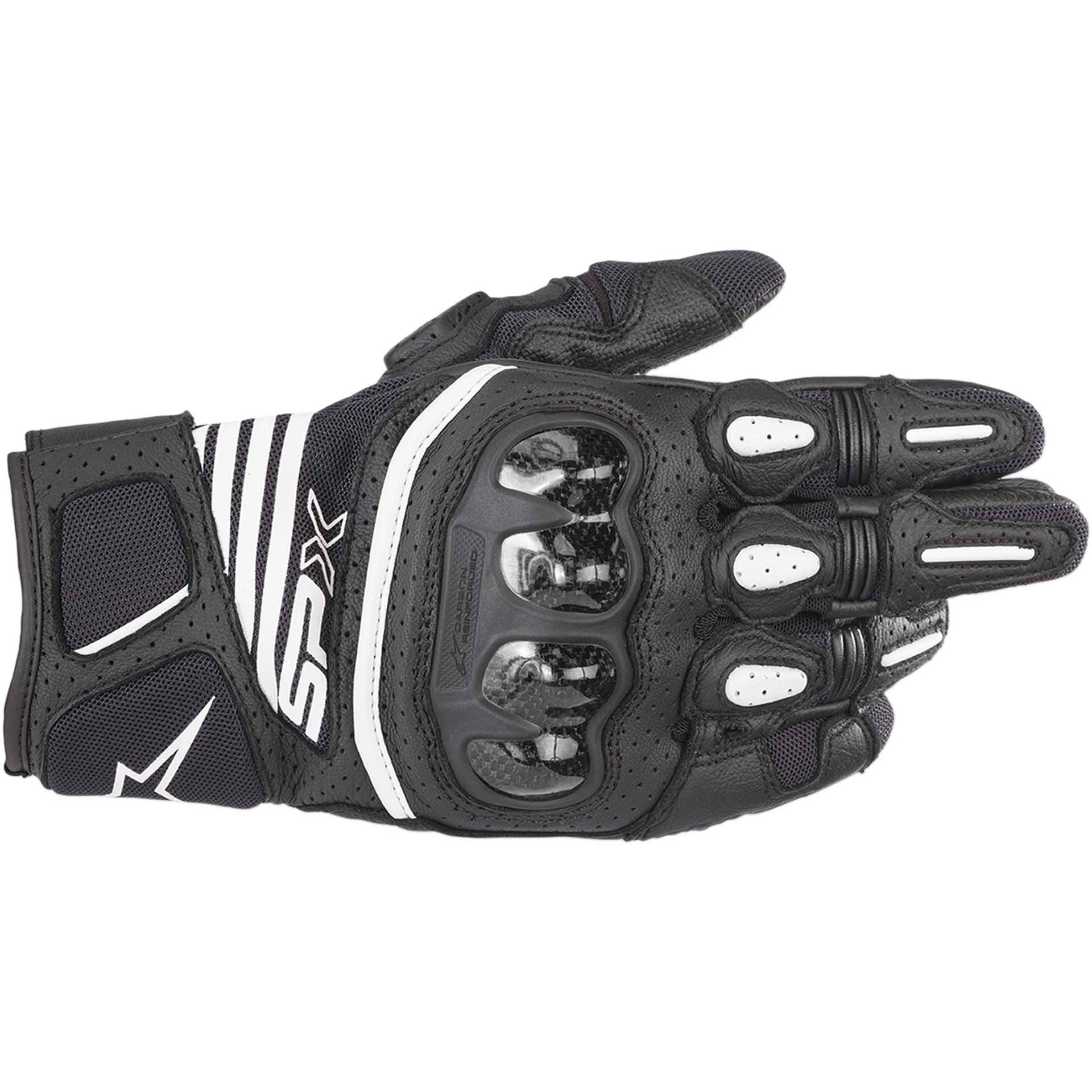 Alpinestars SP x Air Carbon V2 White Black Bright Red Gloves