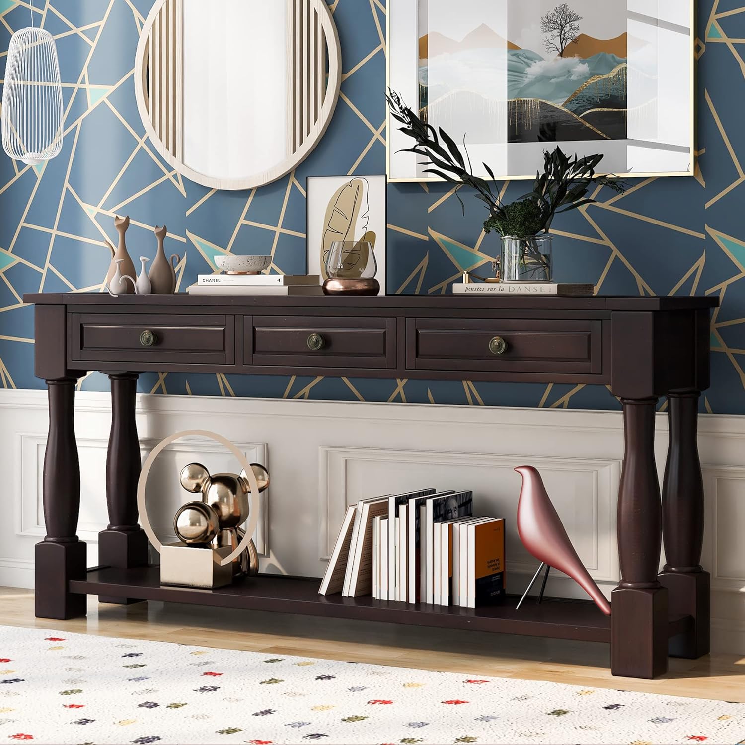 P PURLOVE Console Table for Entryway 64