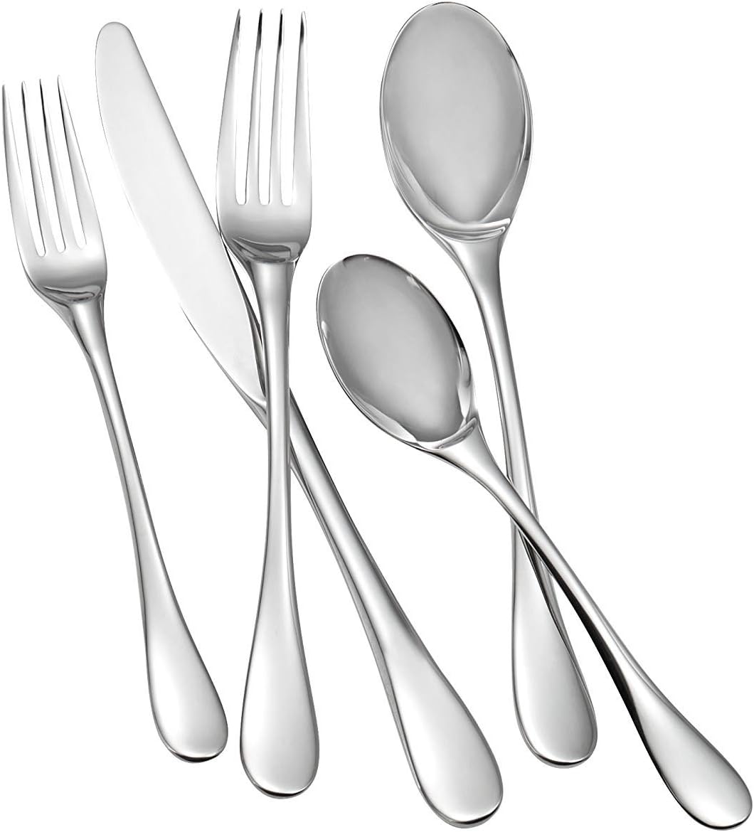 Nambé MT0894 Skye Place Setting, Small, Silver Pack of 2
