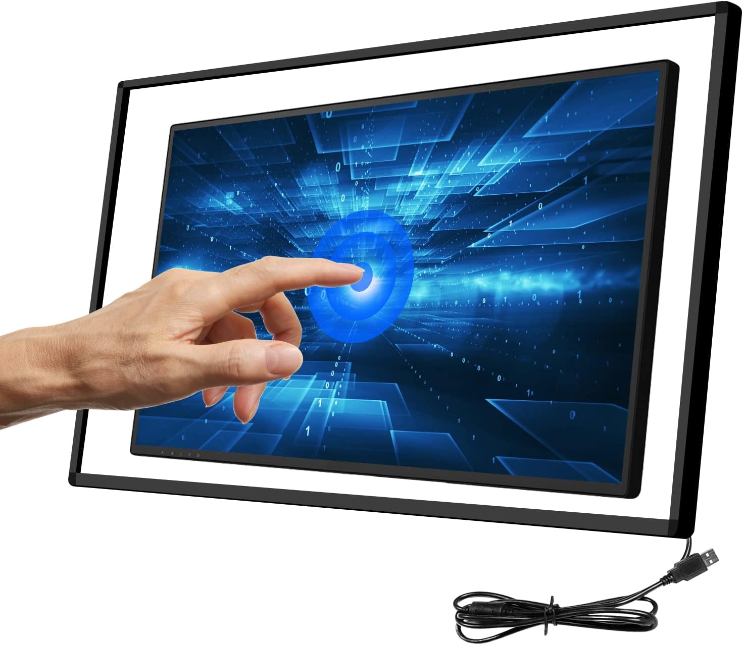 SpecialTouch 65 Inch Infrared Touch Screen Frame 20 Points Interactive Ir Touch Panel Overlay Suitable for Touch Monitor TV Frame, Touch Whiteboard