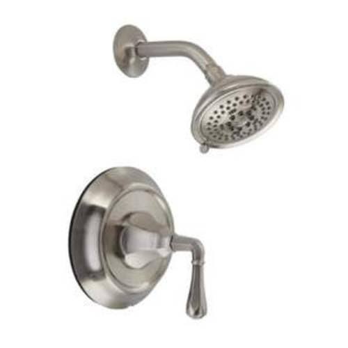 Mirabelle MIRKW8020G 1.75 GPM Key West Shower Only Trim Package with Multi Funct Brushed Nickel