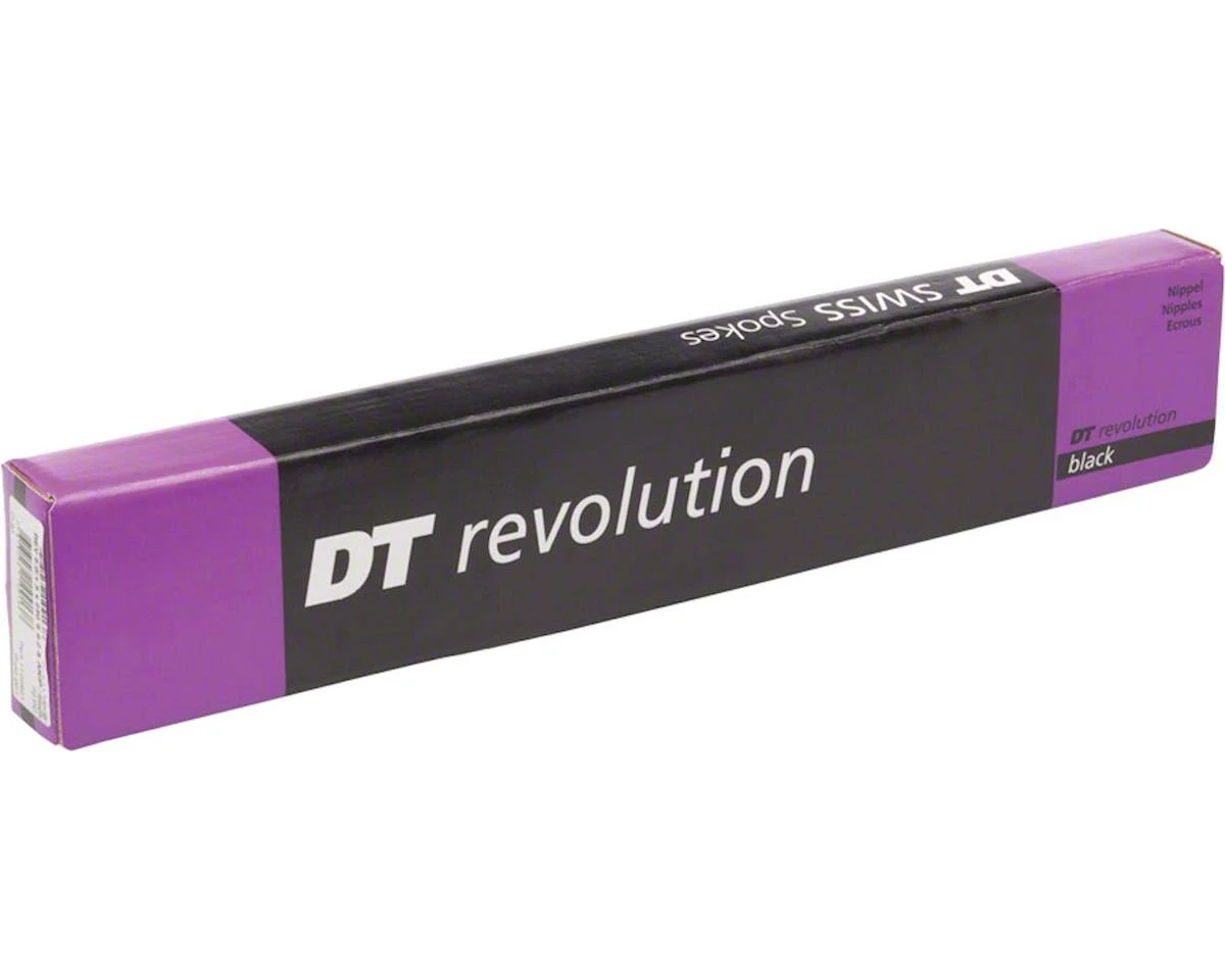 DT Swiss Revolution 2.0/1.5 288mm Black Spokes Box of 72
