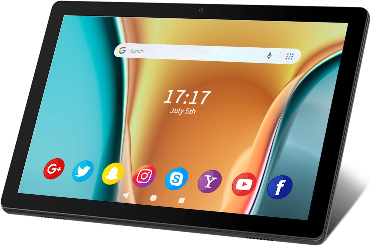 Android Tablet 10 inch 2022 Android 10.0 OS WiFi Tablets PC with 10.1'' IPS HD Display, 32GB ROM Storage, Quad Core Processor, 6000mAh Battery, 2MP+8MP Dual Cameras - Black