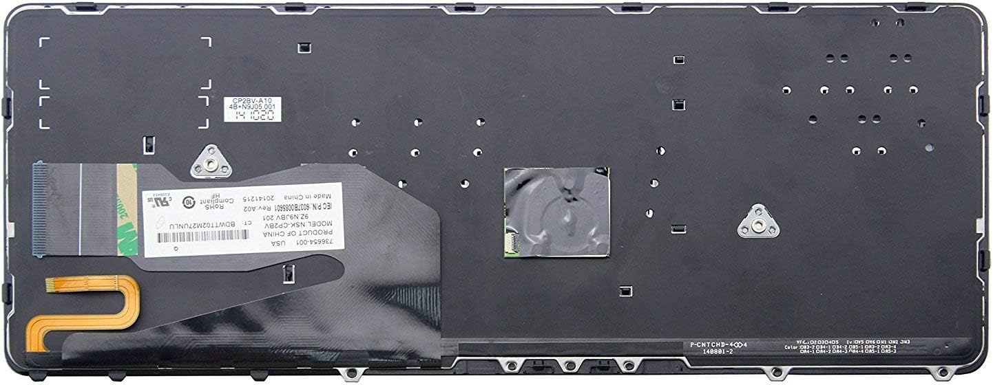 New for HP EliteBook 731179-001 736654-001 US Backlit Keyboard Pack of 2
