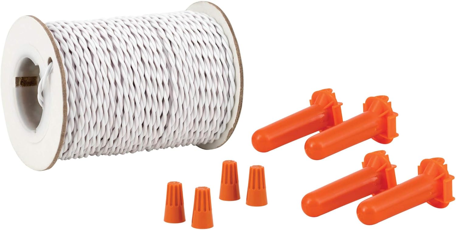 PetSafe Twisted Wire Kit for In-Ground Fence, 100 ft of Pre-Twisted Wire for Faster Installation from The Parent Company of Invisible Fence Brand Pack of 2