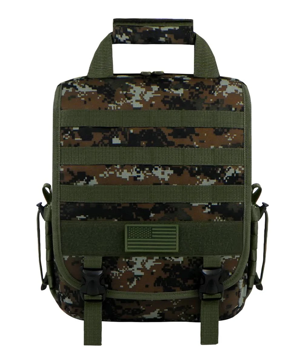 East West U.S.A. Tactical Molle Laptop ACU Messenger Bag, Green