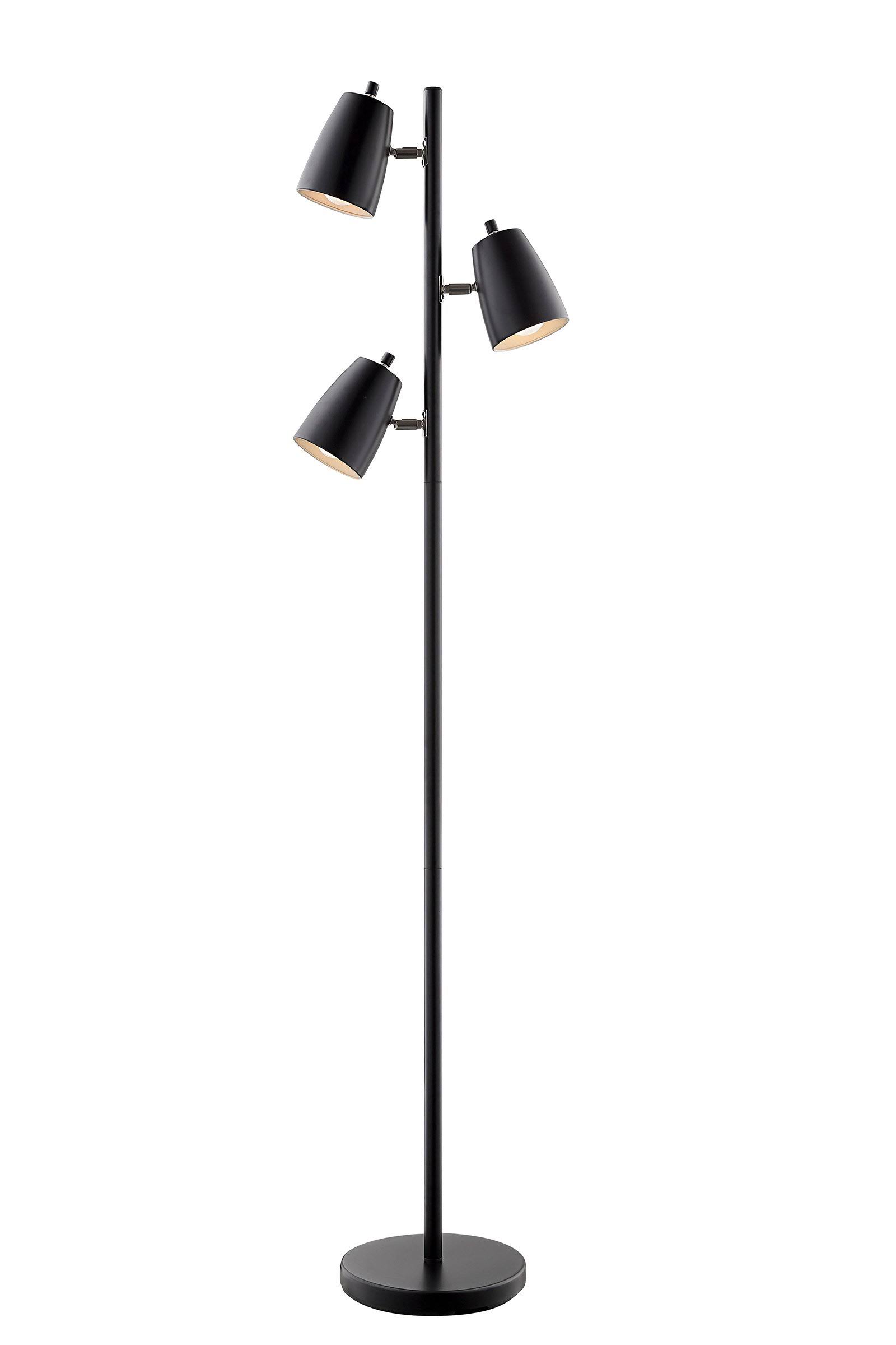 Ronnie Floor Lamp, Black, Lite Source