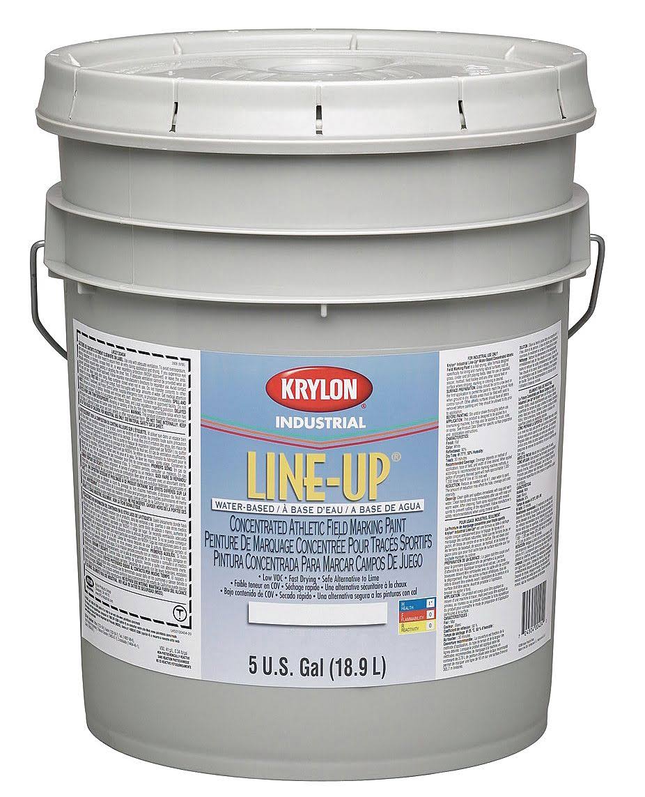 Krylon Athletic Field Marking Paint,5 gal.,Blck K52130113-20, Black