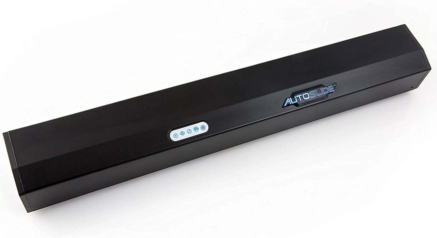 Autoslide Automatic Patio Door Starter Kit - Automated Retraction and Extension of Sliding Doors, Black