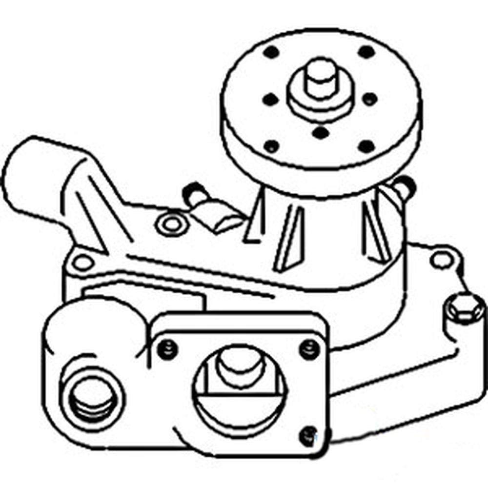 RE51892 Water Pump Fits John Deere Tractor 5200 5300 5400 5400N