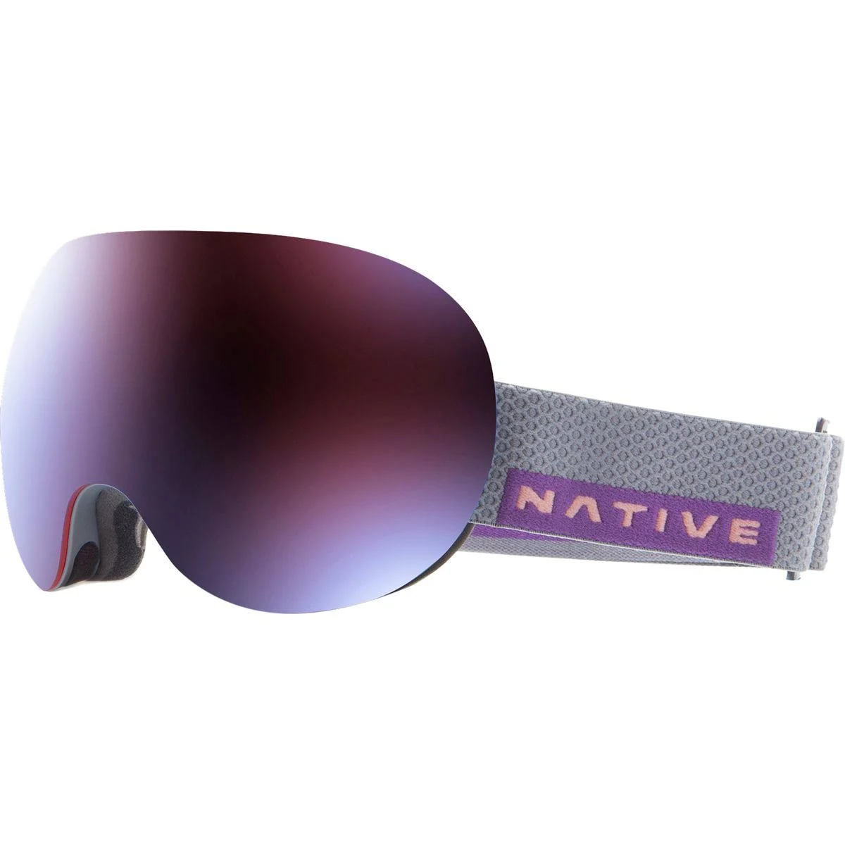 Native Eyewear Backbowl Dark Rip Rose Blue
