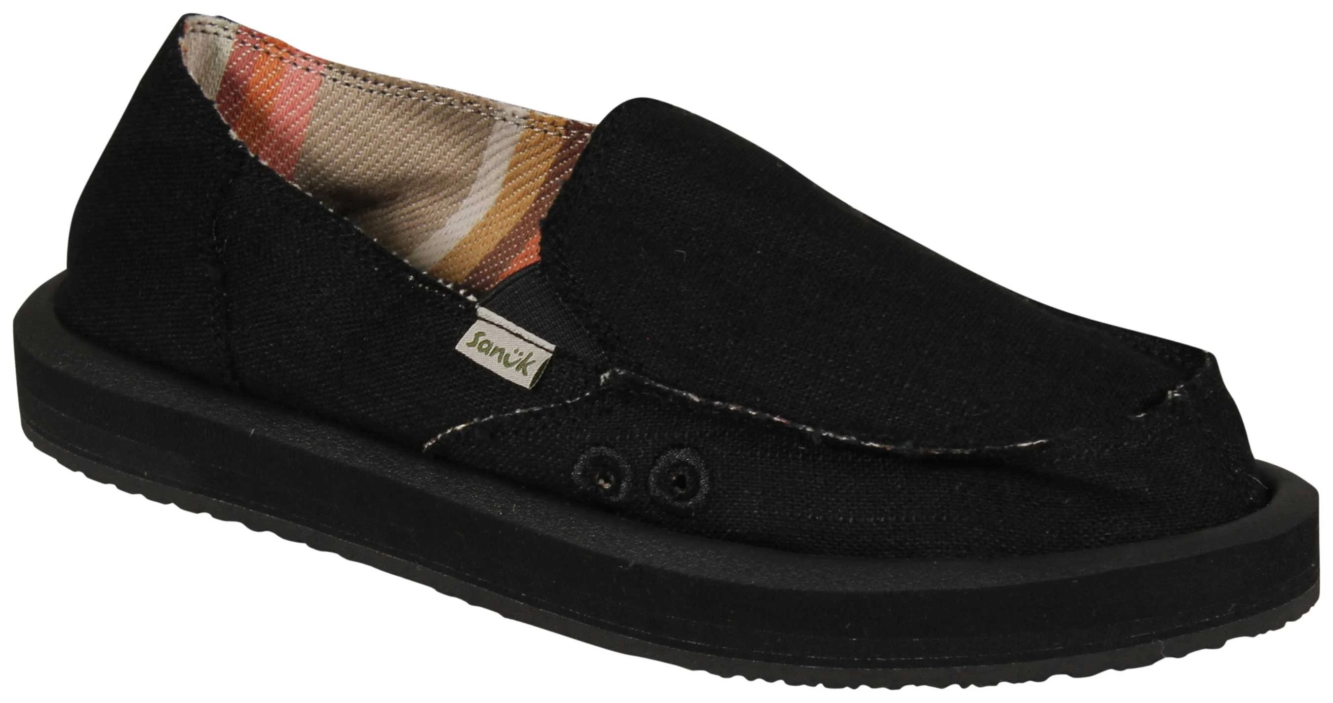 Sanuk Donna Soft Top Hemp Black 6 B (M)
