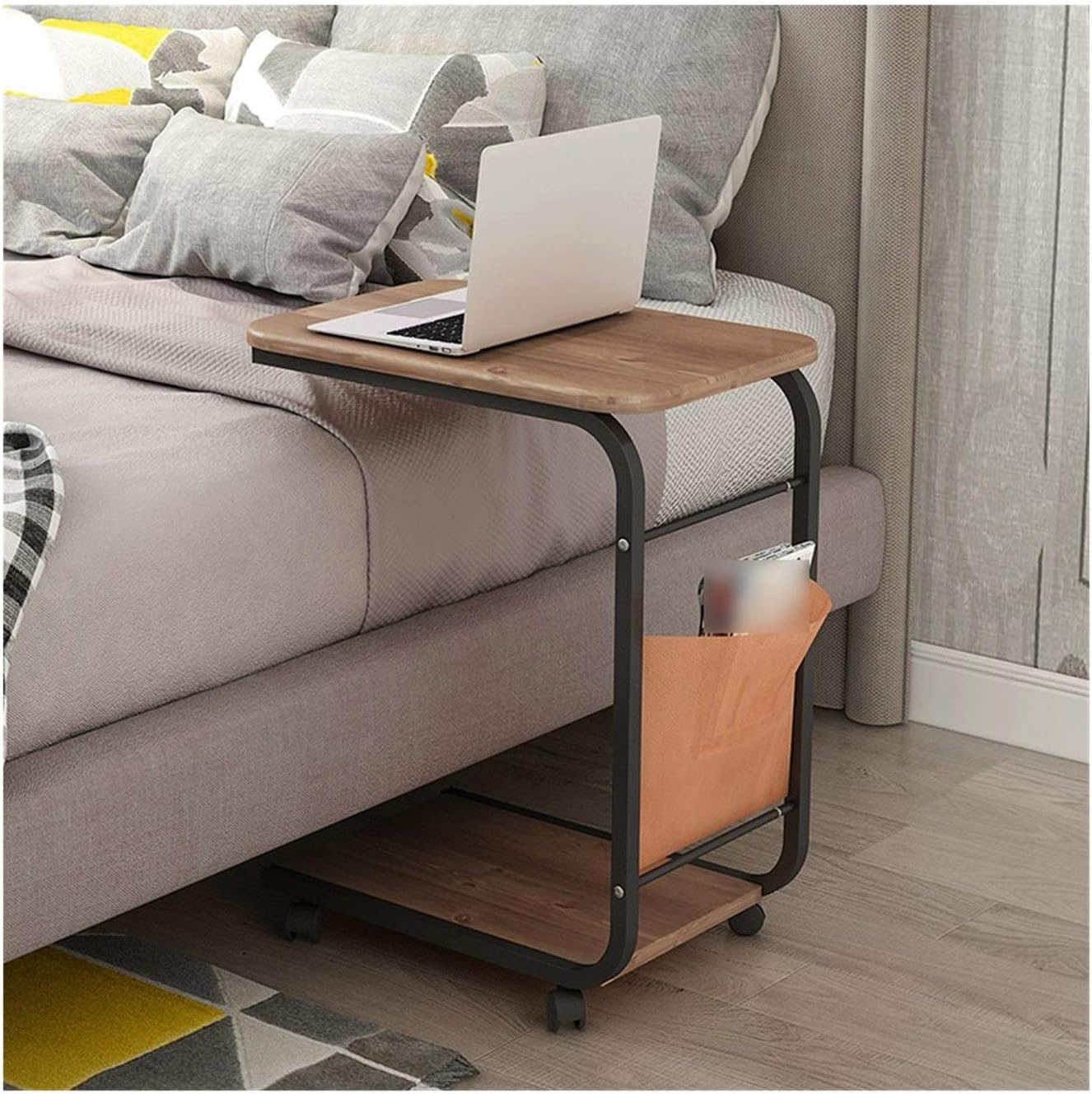 YZZSJC Table Sofa Table for Home,Living Room,Office,Side Table Over-Bed Table Over Bed Table (Color : Black)