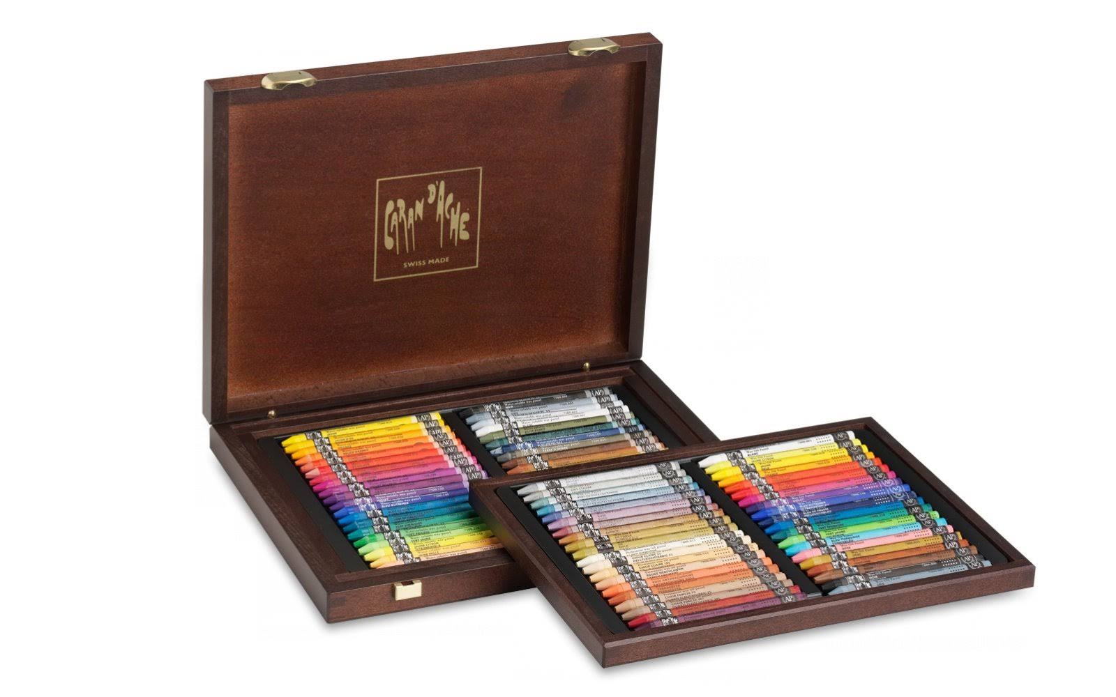 Caran d&Ache | Neocolor I u0026 II Wood Box Set of 80