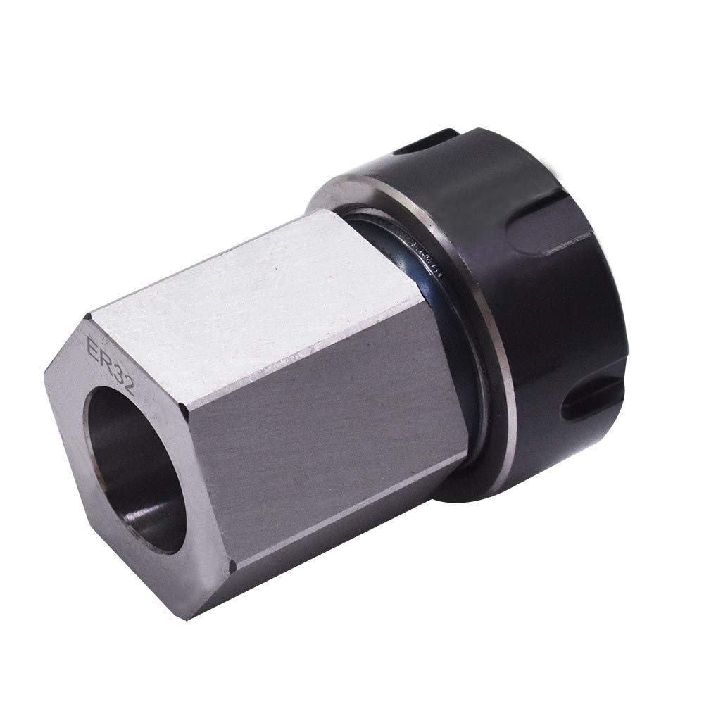 ER-32 Hex Collet Block Chuck Holder for CNC Lathe Engraving Machine