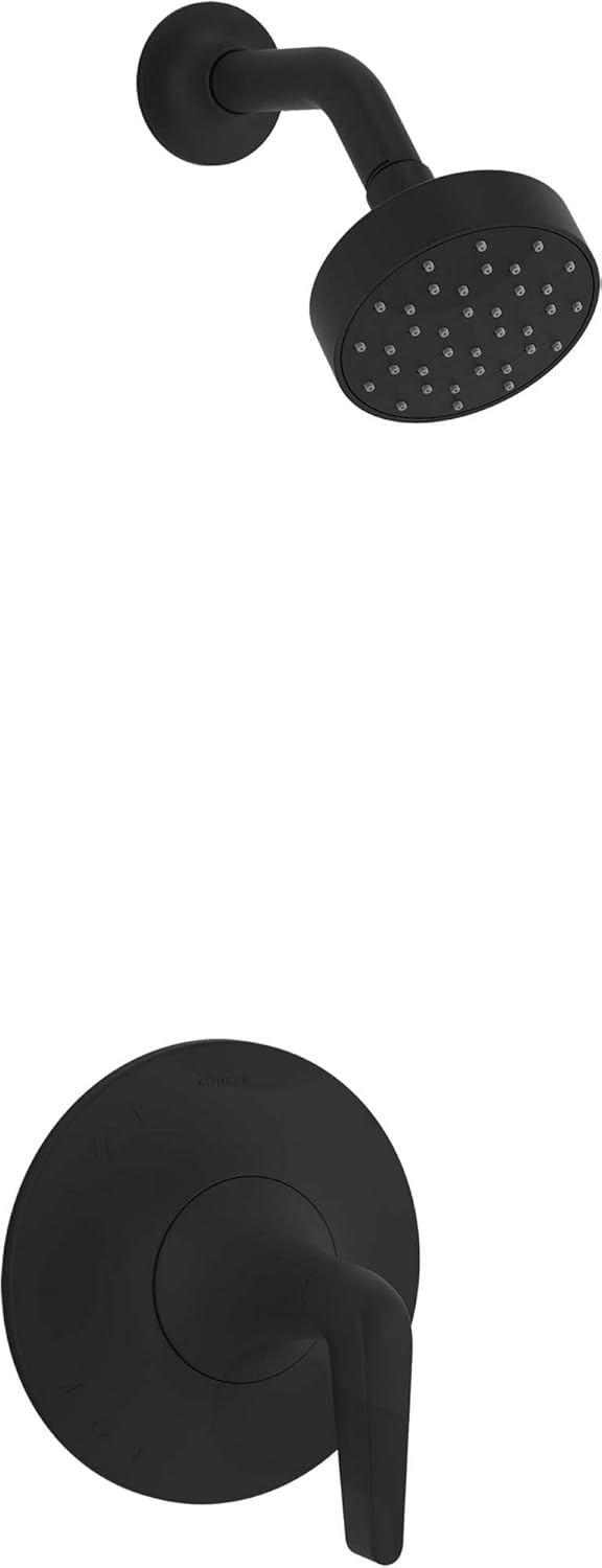 Kohler K-TS22028-4-BL Tempered Shower Trim Set, Matte Black