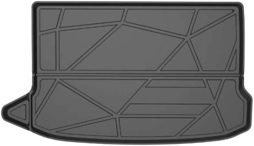 Cqlights Kona Cargo Liner for Hyundai Kona 2018 2019 2020 2021 Trunk Liner Tray Heavy Duty Rubber Rear Cargo Area Mat Waterproof Protector Floor Mat Black