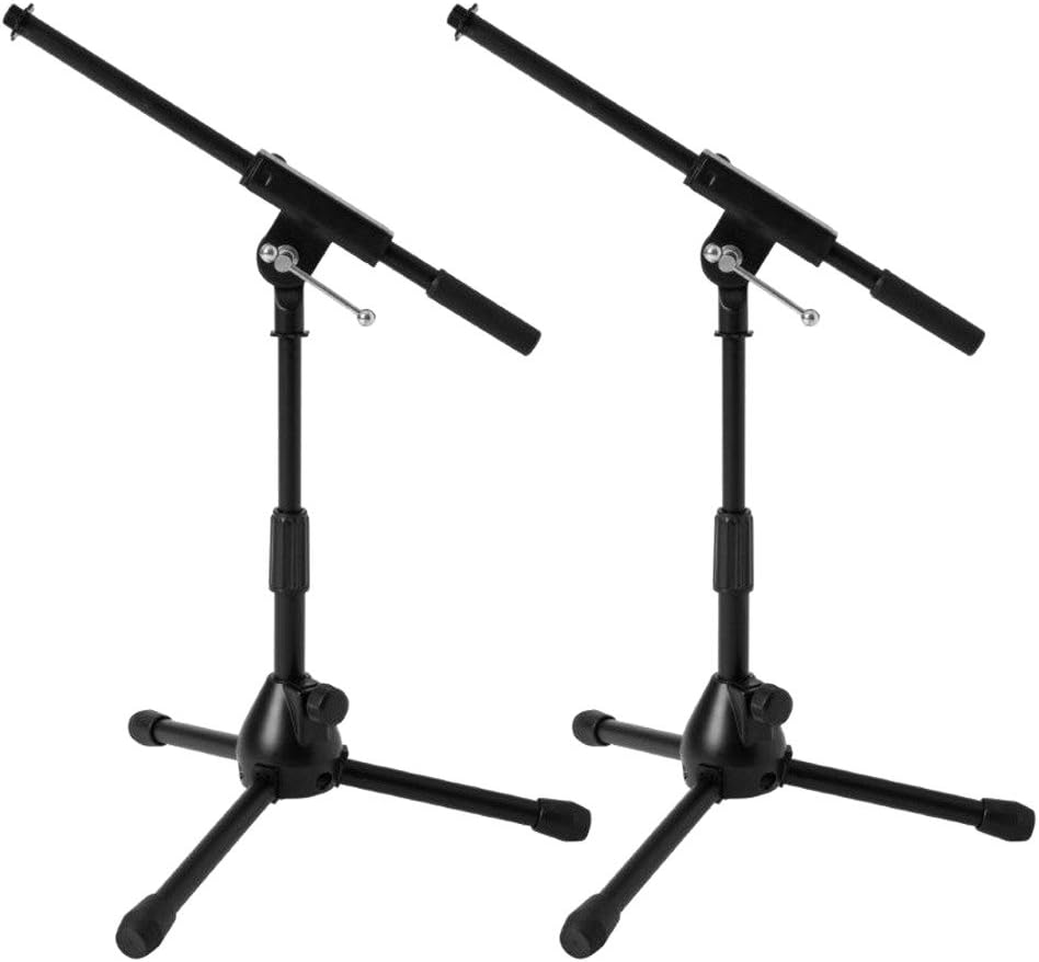 Ultimate Support JS-MCFB50 Low-Profile Mic Stand with Fixed-length Boom W/ Adjustable Height of 16