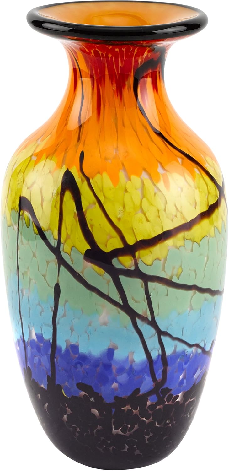 Badash Allura Murano-Style Glass Vase - 7