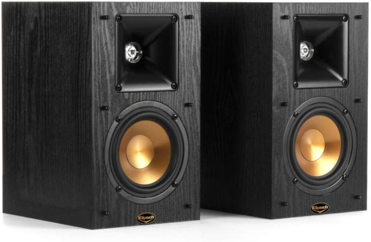 Klipsch Synergy Black Label B-100 Bookshelf Speaker Pair with Proprietary Horn Technology, a 4&rdquo; High-Output Woofer and a Dynamic .75&rdquo; Tweeter for Surrounds or Front Speakers in Black
